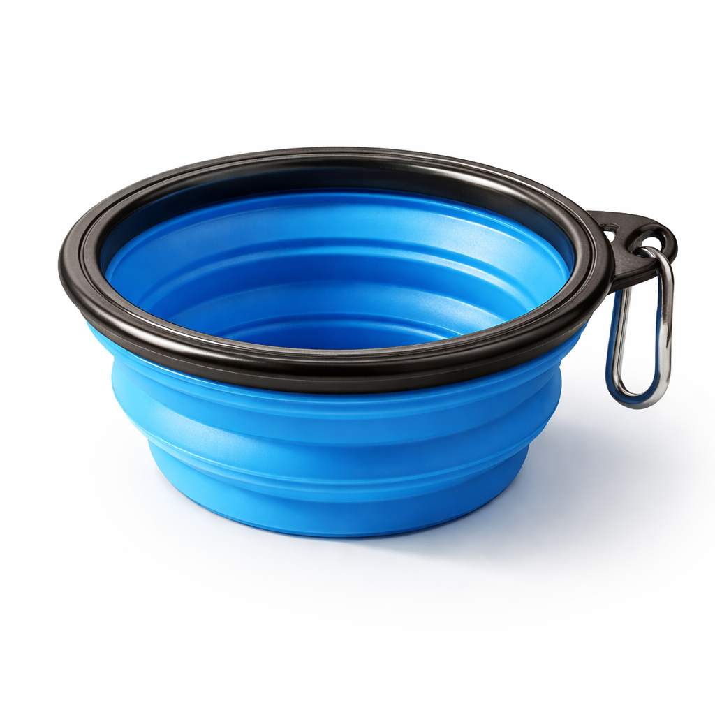 p.01.png Portable Collapsible Silicone Pet Bowl for Dogs & Cats – Foldable Travel Food & Water Dish - Image 1